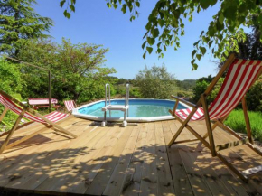 Отель Charming cottage with stunning views in culture rich southern France  Ла-Конетт